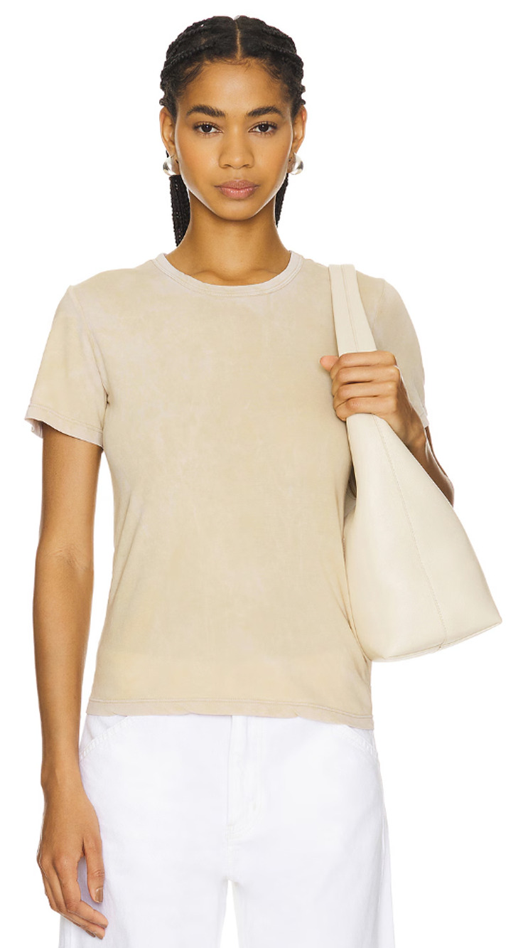 COTTON CITIZEN Standard Supima Cotton Tee T-Shirt Top Vintage Sand Shopbop S $80